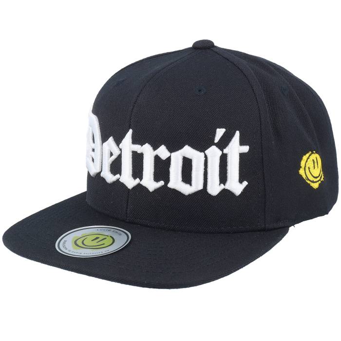 Lucid Smile 【 Detroit 3D Script Black Snapback Men Black 】 デトロイト スクリプト 黒色 ブラック Snapback スナップバック バッグ メンズ 黒色 ブラック｜スニケス