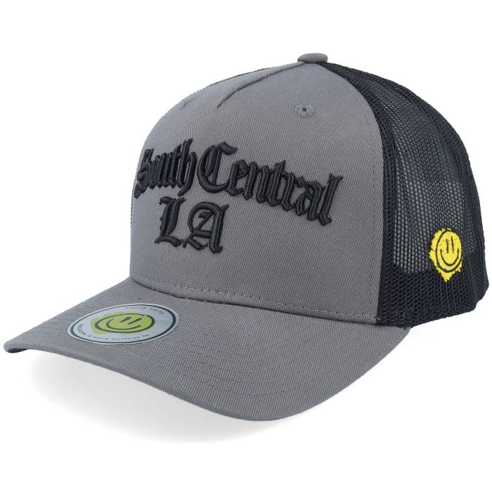 Lucid Smile 【 South Central La 3D Script Grey/Black A-Frame Trucker Men Grey 】 ロサンゼルス スクリプト トラッカー メンズ 灰色 グレー|スニケス