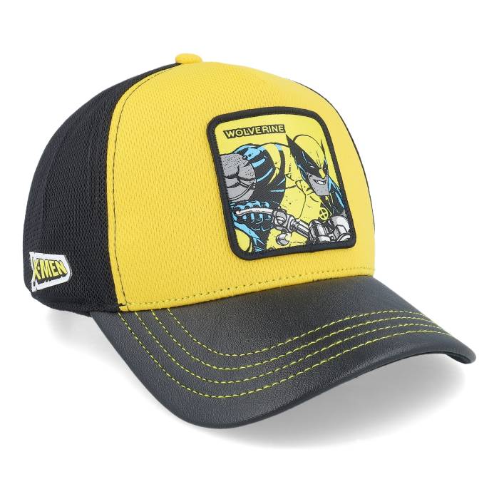 Capslab 【 Marvel Wolverine Black/Yellow Trucker Men Yellow 】 トラッカー メンズ yellow 黄色・イエロー