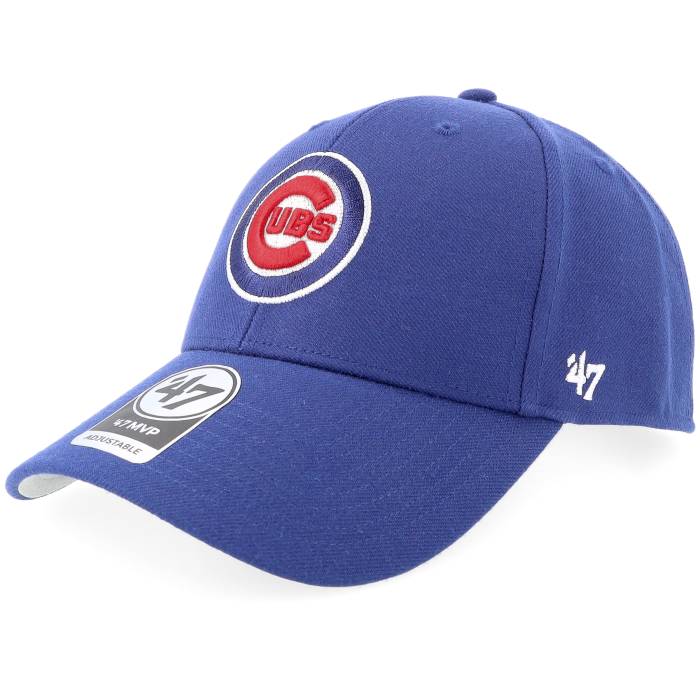フォーティーセブンブランド 47 Brand 【 Chicago Cubs Mvp Dark Royal Adjustable Men Blue 】 シカゴ カブス メンズ 青色 ブルー|スニケス