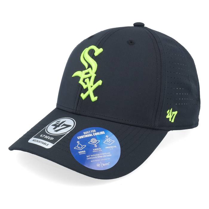 フォーティーセブンブランド 47 Brand 【 Chicago White Sox Mlb Line 47 Mvp Black Adjustable Men Black 】 シカゴ 白色 ホワイト 黒色 ブラック メンズ 黒色 ブラック｜スニケス