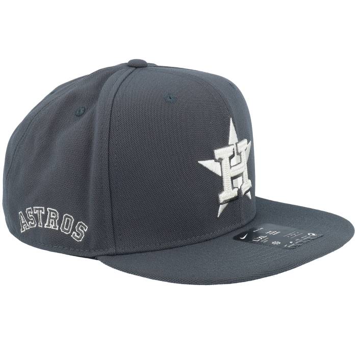 Nike Mlb 【 Houston Astros Statement Dri-Fit Pro Anthracite Snapback - Nike Men Grey 】 ヒューストン アストロズ 素っ気ない相応う 労働者階級 Snapback スナップバック 御徒面子 メンズ 薄墨色 薄墨色