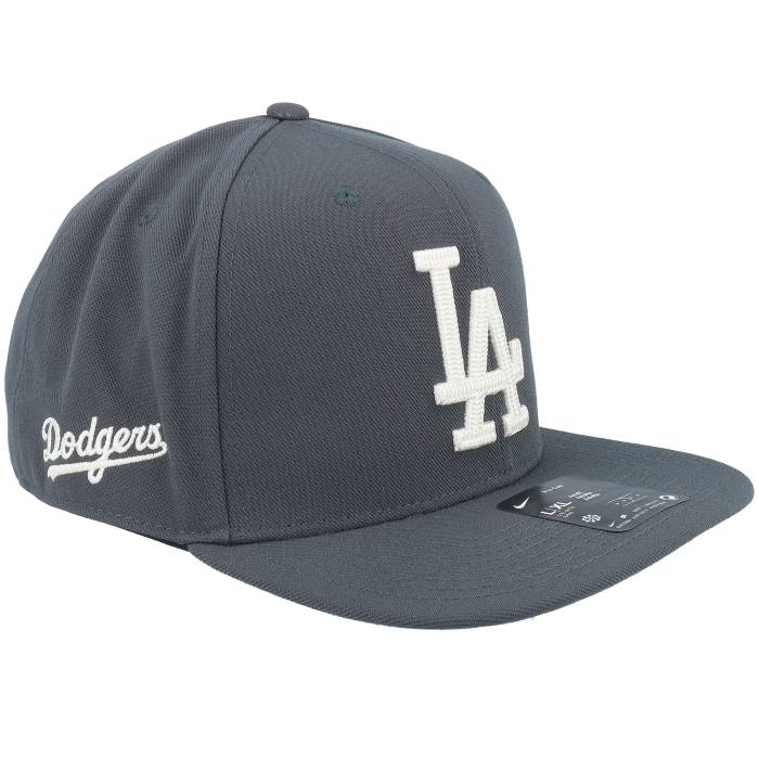 Nike Mlb 【 Los Angeles Dodgers Statement Dri-Fit Pro Anthracite Snapback - Nike Men Grey 】 ドジャース 素っ気ない相応う 労働者階級 Snapback スナップバック 御徒面子 メンズ 薄墨色 薄墨色