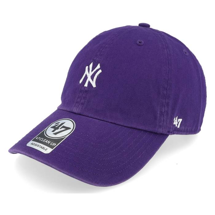 フォーティーセブンブランド 47 Brand 【 New York Yankees Base Runner Clean Up Purple Dad Cap Men Purple 】 ヤンキース Purple 紫・パープル キャップ 帽子 メンズ Purple 紫・パープル｜スニケス