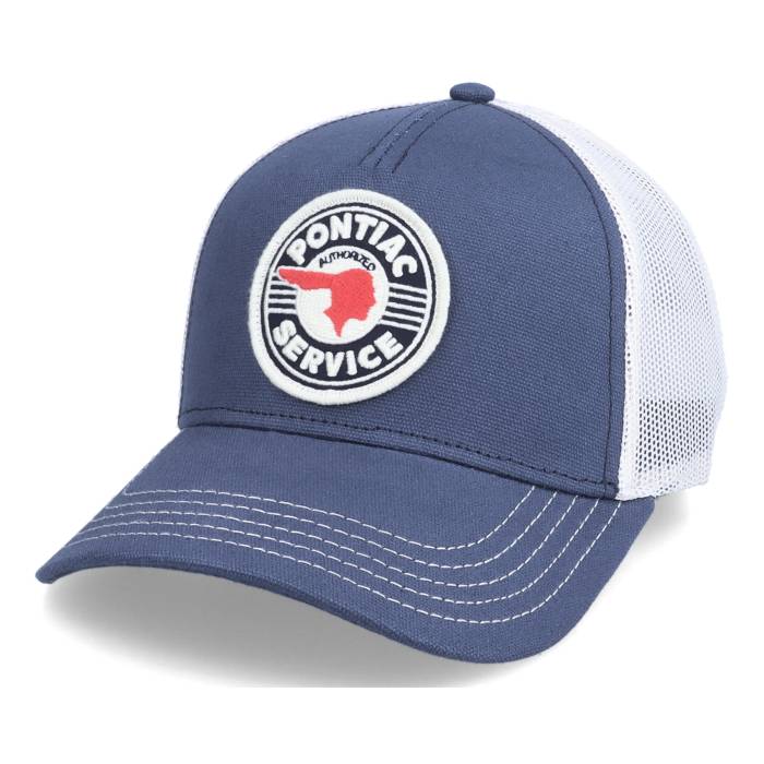 アメリカンニードル American Needle 【 Gm Pontiac Service Valin Ivory/Navy Trucker Men Blue 】 トラッカー メンズ 青色 ブルー｜スニケス 15,050円