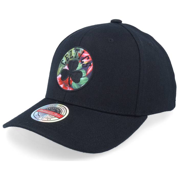 ミッチェル&ネス Mitchell & Ness 【 Hatstore Exclusive X Boston Celtics Tropical Floral Black Adjustable Men Black 】 ボストン セルティックス 黒色 ブラック メンズ 黒色 ブラック|スニケス