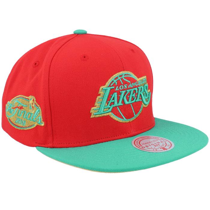 ミッチェル&ネス Mitchell & Ness 【 Los Angeles Lakers Mistletoe Red Snapback Men Red 】 Lakers レイカーズ Red 赤・レッド Snapback スナップバック バッグ メンズ Red 赤・レッド