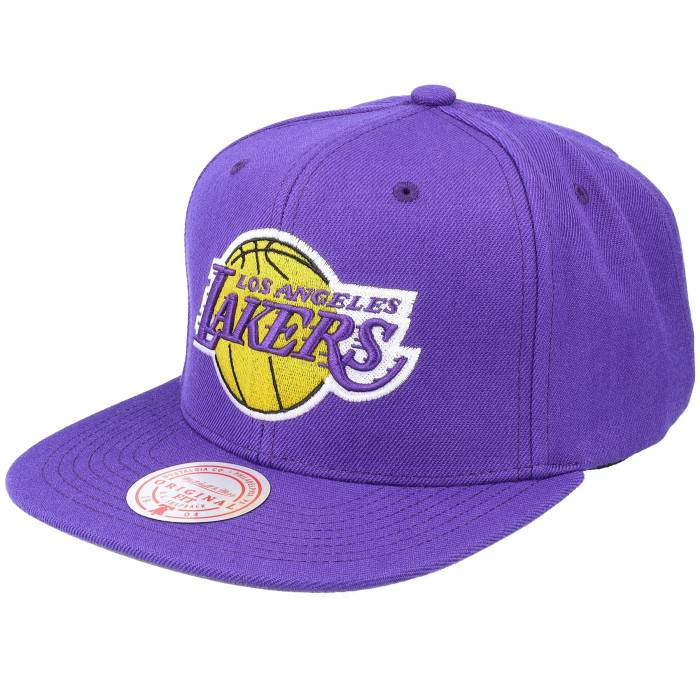 ミッチェル&ネス Mitchell & Ness 【 Los Angeles Lakers Team Ground 2.0 Purple Snapback Men Purple 】 Lakers レイカーズ Team チーム Purple 紫・パープル Snapback スナップバック バッグ メンズ Purple 紫・パープル|スニケス
