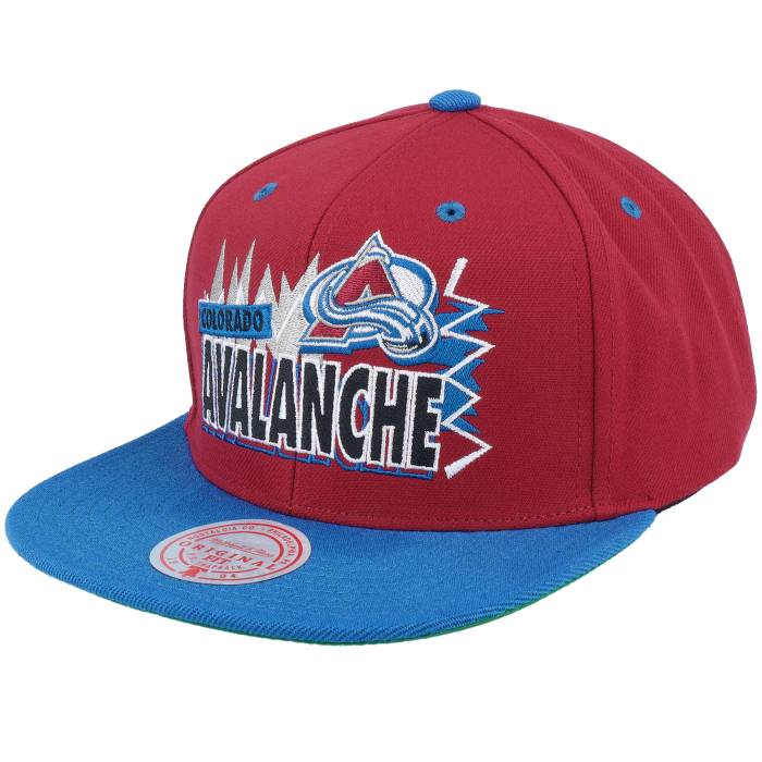 ミッチェル&ネス Mitchell & Ness 【 Colorado Avalanche Buzz Maroon/Blue Snapback Men Red 】 コロラド アバランチ Snapback スナップバック バッグ メンズ Red 赤・レッド|スニケス