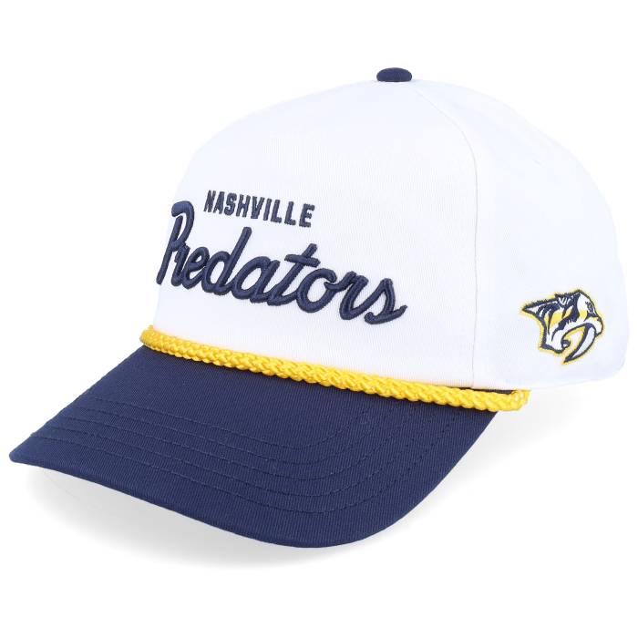 アメリカンニードル American Needle 【 Nashville Predators Roscoe White/Navy Adjustable Men White 】 ナッシュビル プレデターズ メンズ 白色 ホワイト