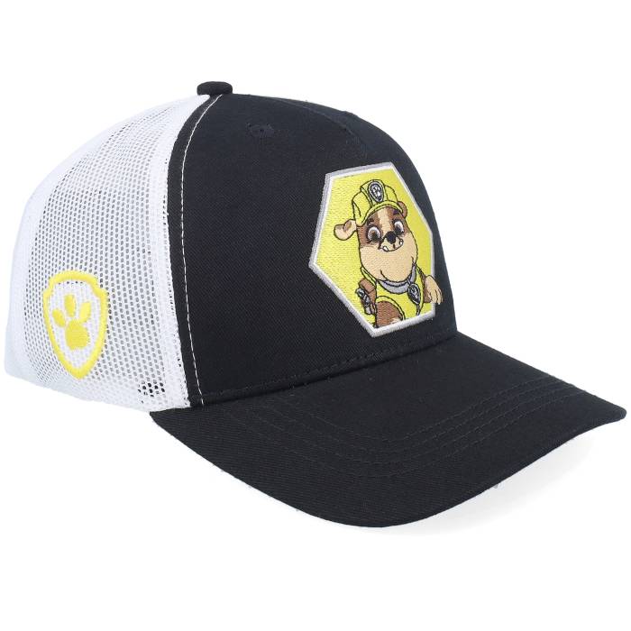 【★百貨店SALE★6/11真夜中2時迄】Paw Patrol 【 Kids Rubble Hexagon Black/White A-Frame Trucker Kids Black 】 トラッカー お坊っちゃん キッズ 黒いこと 黒いこと