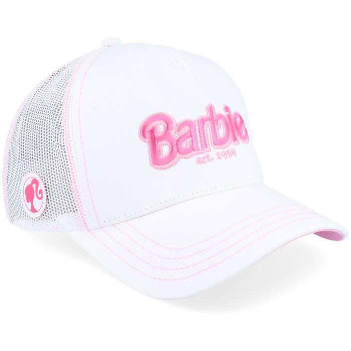 【★百貨店SALE★6/11十二時2時迄】Capslab 【 Barbie Logo Pink/White Trucker Women Pink / White 】 ロゴタイプ トラッカー レディース pink サクラ色 白いこと 白いこと