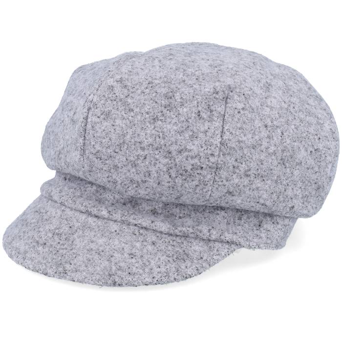 【★百貨店SALE★6/11十二時2時迄】Seeberger 【 Fabric Newsboy Cap Smoke Grey Vega Cap Women Grey 】 旗がしら かぶり笠 薄墨色 薄墨色 ベガ・ヴェガ レディース 薄墨色 薄墨色