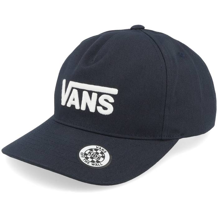 ヴァンズ Vans 【 Kids Drop V Logo Parisian Night Dad Cap Kids Blue 】 ロゴ ナイト キャップ 帽子 ジュニア キッズ 青色 ブルー|スニケス