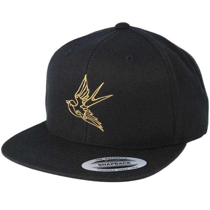 Tattoo Collective 【 Bird Black/Gold Snapback Men Black 】 Snapback スナップバック バッグ メンズ 黒色 ブラック｜スニケス