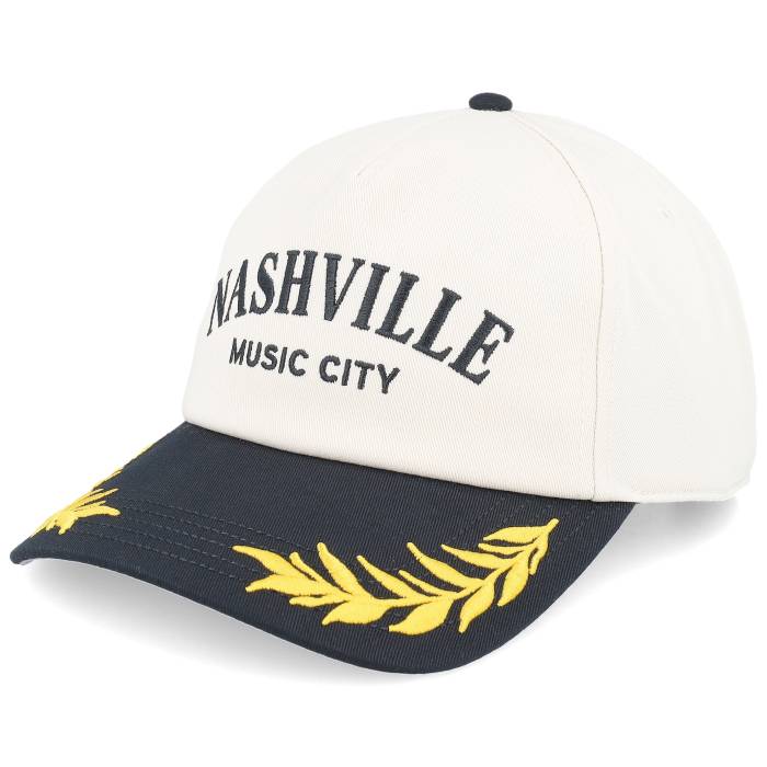 アメリカンニードル American Needle 【 Nashville Club Captain Ivory/Black A-Frame Adjustable Men Beige 】 ナッシュビル クラブ メンズ ベージュ｜スニケス