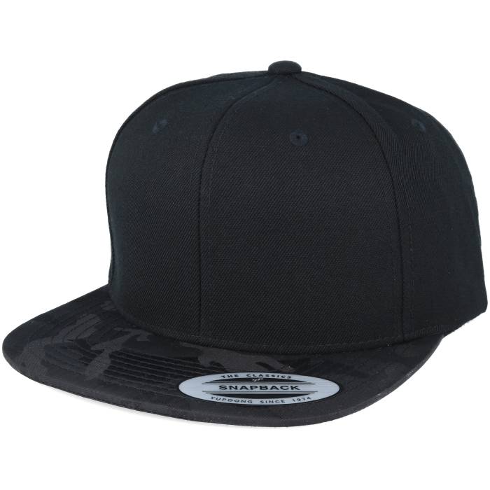 ユーポン Yupoong 【 Visor Black Camo Snapback Men Black 】 黒色 ブラック カモ柄 Snapback スナップバック バッグ メンズ 黒色 ブラック｜スニケス 15,096円