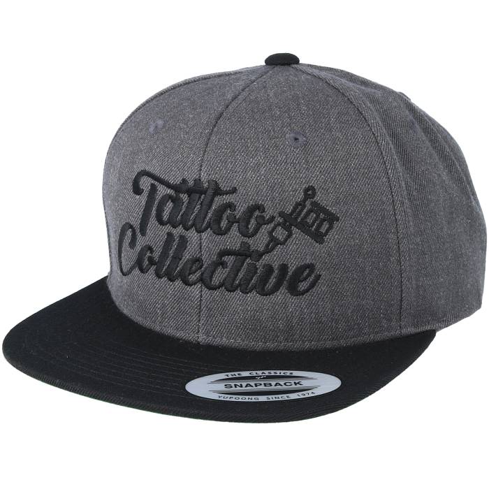 Tattoo Collective 【 Logo Charcoal/ Black Snapback Men Grey 】 ロゴ 黒色 ブラック Snapback スナップバック バッグ メンズ 灰色 グレー｜スニケス