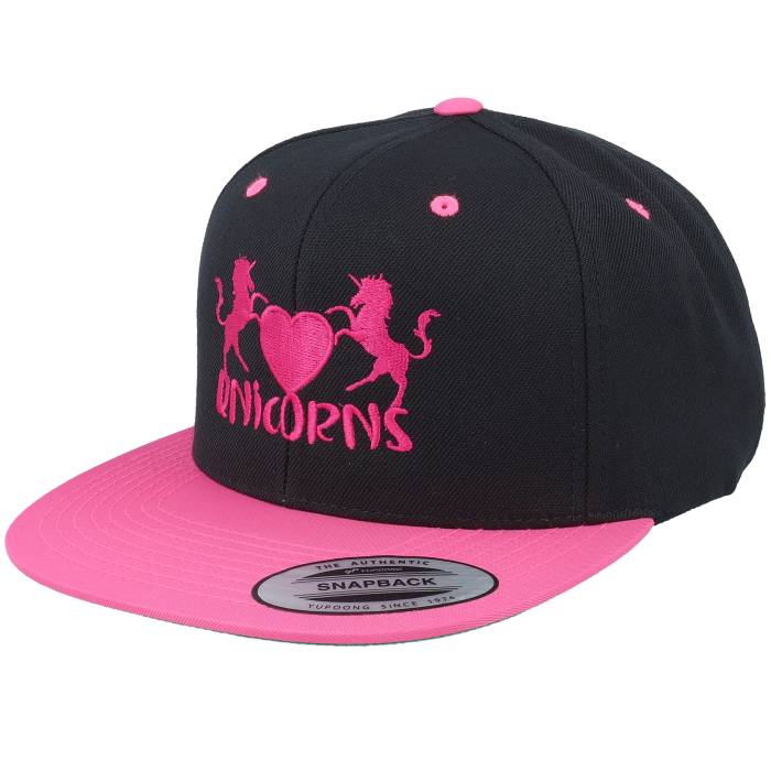 Unicorns 【 Heart Black/Neon Pink Snapback Men Black 】 pink ピンク Snapback スナップバック バッグ メンズ 黒色 ブラック｜スニケス 15,466円