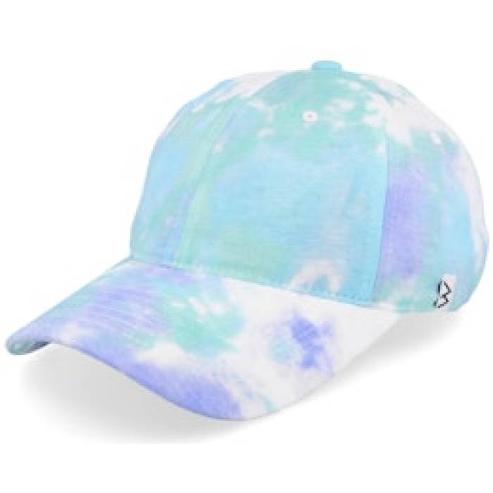 【★百貨店SALE★6/11夜夜中2時迄】Wei 【 Wega Tie Dye Teal/Purple/White Mom Cap Women 】 タイ 旗がしら かぶり笠 レディース