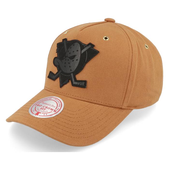 ミッチェル&ネス Mitchell & Ness 【 Hatstore Exclusive X Anaheim Ducks Trek Nhl Brown Adjustable Men Brown 】 アナハイム ダックス 茶色 ブラウン メンズ 茶色 ブラウン|スニケス