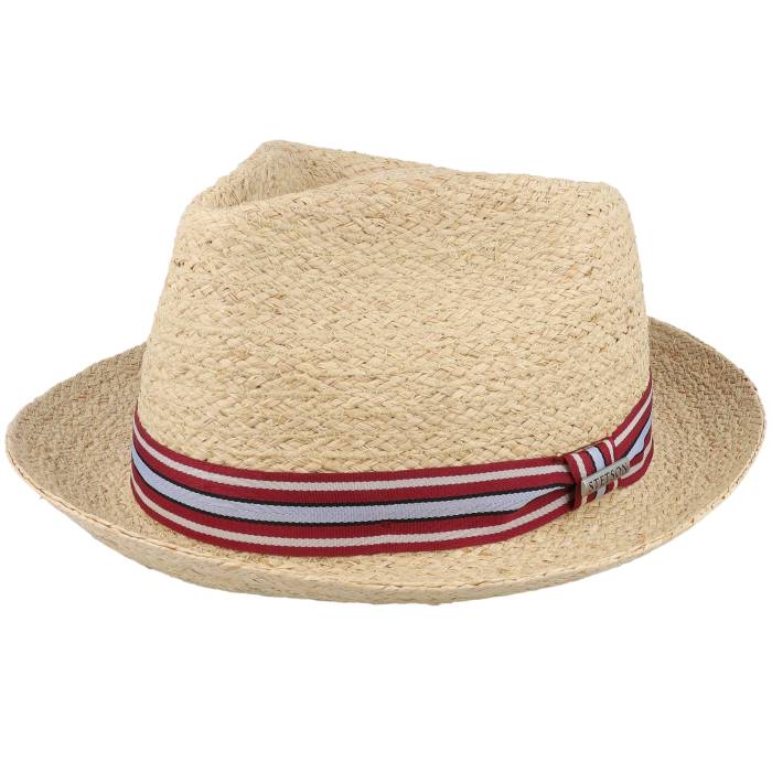 【★百貨店SALE★6/11十二時2時迄】ステットソン Stetson 【 Player Raffia Beige Straw Hat Men Beige 】 ベージュ メンズ ベージュ