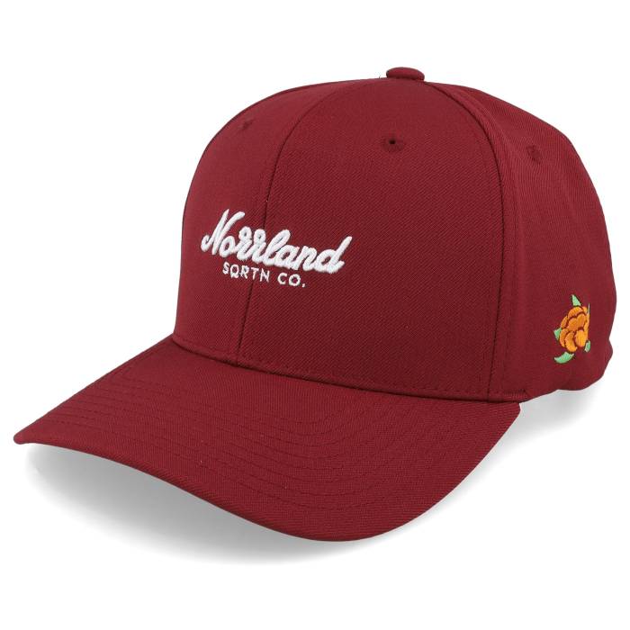 Sqrtn 【 Tgn Script 120 Cap Maroon Adjustable Men Red 】 スクリプト キャップ 帽子 マルーン メンズ Red 赤・レッド｜スニケス