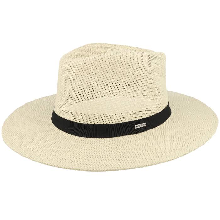 ブリクス英トン Brixton 【 Carolina Packable Hat Natural Straw Hat Men Beige 】 カロライナ 自然的 メンズ ベージュ