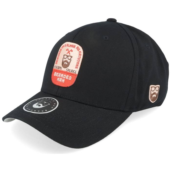 Bearded Man 【 Beard Label Patch Black Flexfit Men Black 】 黒色 ブラック メンズ 黒色 ブラック|スニケス