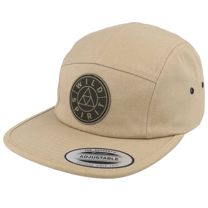 Wild Spirit 【 Logo Basic Mountain Khaki 5-Panel Men Beige 】 ロゴ カーキ メンズ ベージュ|スニケス