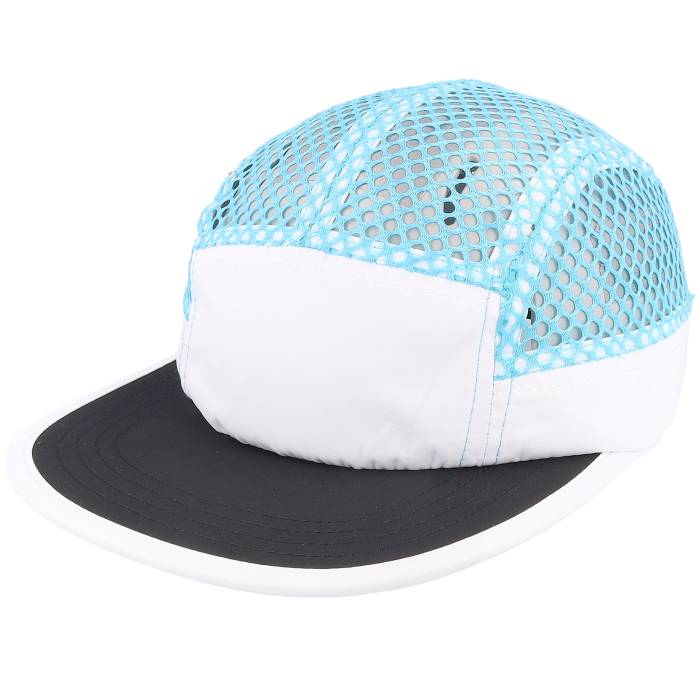 Kumo 【 Mesh Net Teal/White/Black 5-Panel Men White 】 ネット メンズ 白色 ホワイト