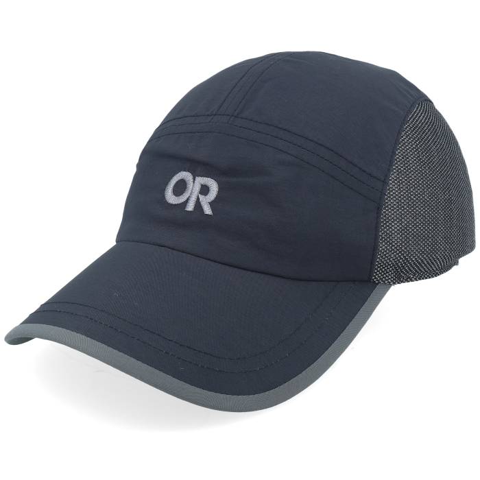 アウトドア問い合わせ Outdoor Research 【 Swift Cap Black/Dark Grey 5-Panel Men Black 】 Swift 旗がしら かぶり笠 薄墨色 薄墨色 メンズ 黒いこと 黒いこと