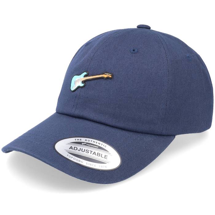 Abducted 【 Strat Guitar Patch Navy Dad Cap Men Blue 】 紺色 ネイビー キャップ 帽子 メンズ 青色 ブルー