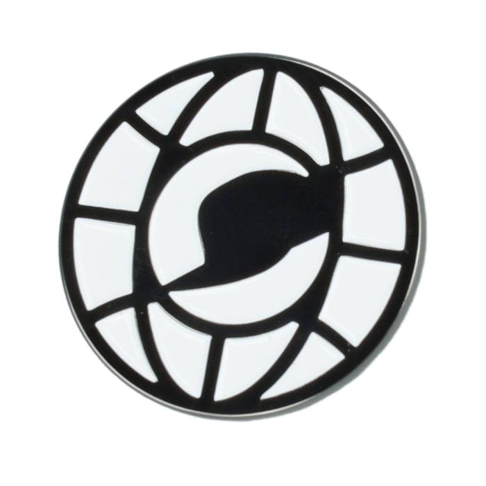 Cap Pins 【 Fitted World White/Black Metal Pin Men Black 】 メタル メンズ 黒色 ブラック