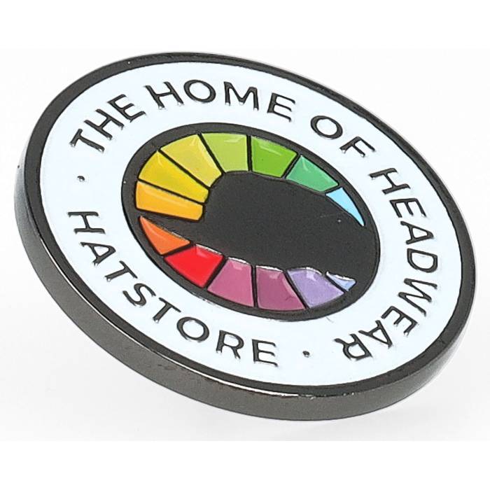 Hatstore 【 The Home Of Headwear Rainbow Pin Men White 】 虹色 レインボー メンズ 白色 ホワイト
