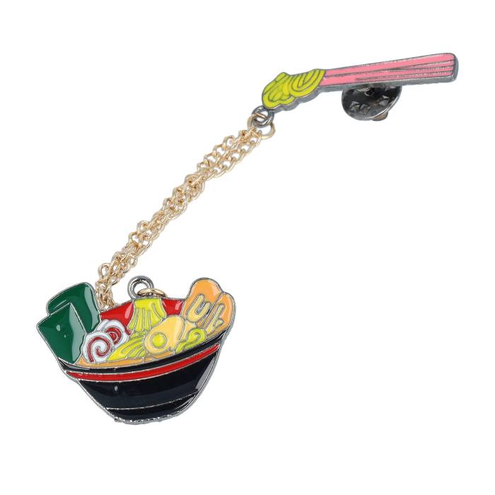 Cap Pins 【 Ramen Tonkotsu Metal Enamel Pin Men 】 メタル メンズ 10,425円