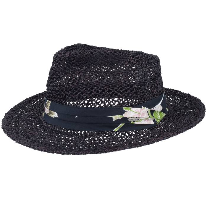 【★百貨店SALE★6/11真夜中2時迄】ブリクス米トン Brixton 【 Aloha Black/Black Straw Hat Women Black 】 アロハ レディース 黒いこと 黒いこと