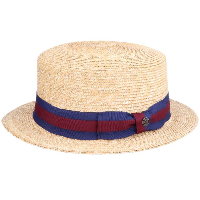 Jaxon & James 【 Boater Hat Natural Straw Hat Men Beige 】 ナチュラル メンズ ベージュ