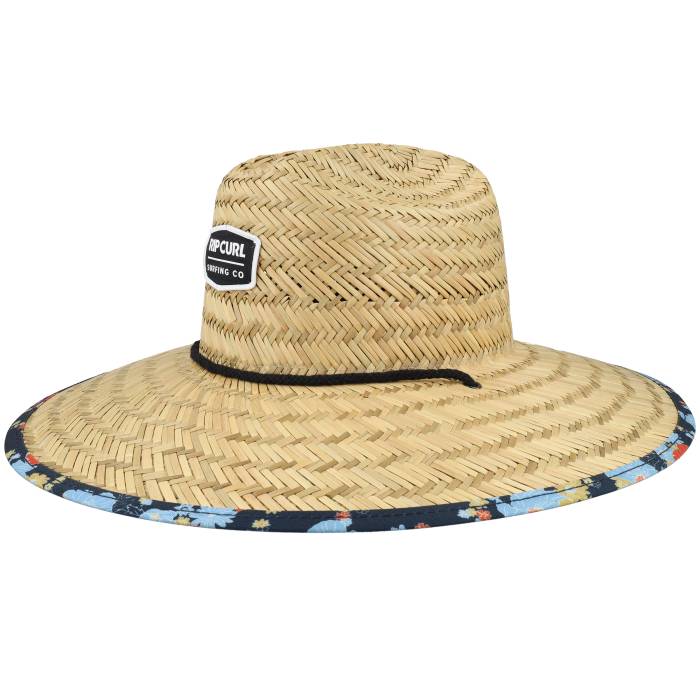 リップカール Rip Curl 【 Fun Times Natural/Dark Navy Sun Straw Hat Men Beige 】 紺色 ネイビー メンズ ベージュ 16,800円