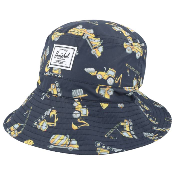 Herschel 【 Kids Beach Uv Construction Site Black Bucket Kids Black 】 黒色 ブラック ジュニア キッズ 黒色 ブラック｜スニケス