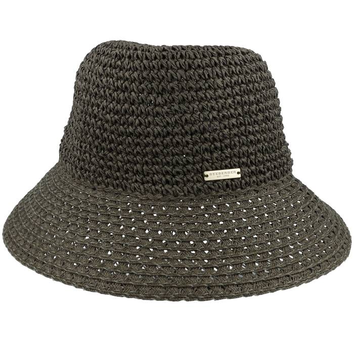 Seeberger 【 Paper Straw Khaki Cloche Women Green 】 カーキ レディース green 緑・緑であること