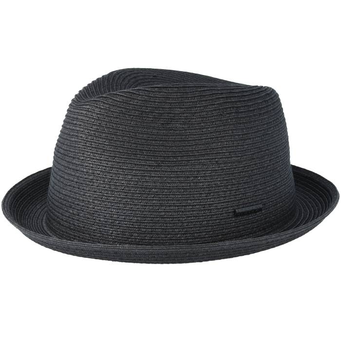 【★百貨店SALE★6/11十二時2時迄】ステットソン Stetson 【 Player Toyo Black Straw Men Black 】 黒いこと 黒いこと メンズ 黒いこと 黒いこと