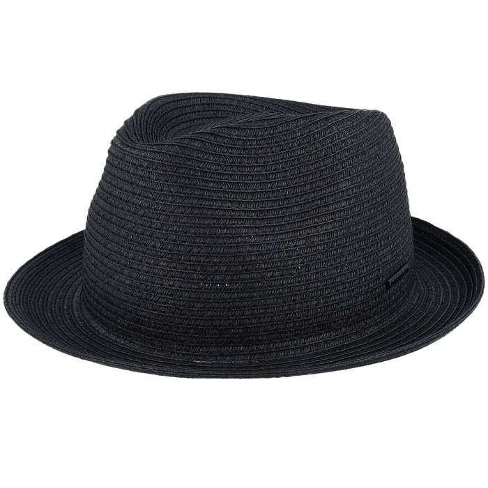 【★百貨店SALE★6/11十二時2時迄】ステットソン Stetson 【 Toyo Black Trilby Men Black 】 黒いこと 黒いこと メンズ 黒いこと 黒いこと