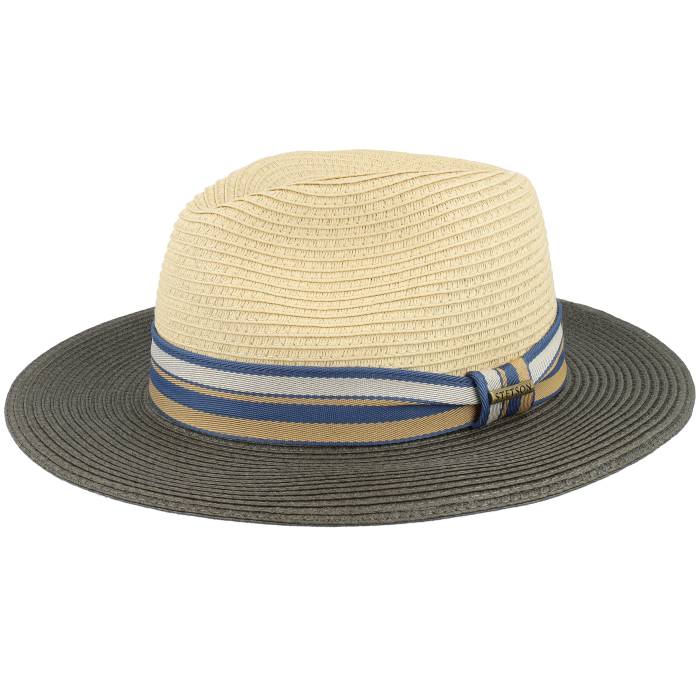 【★百貨店SALE★6/11十二時2時迄】ステットソン Stetson 【 Traveller Toyo Olive/Beige Straw Hat Men Beige 】 メンズ ベージュ