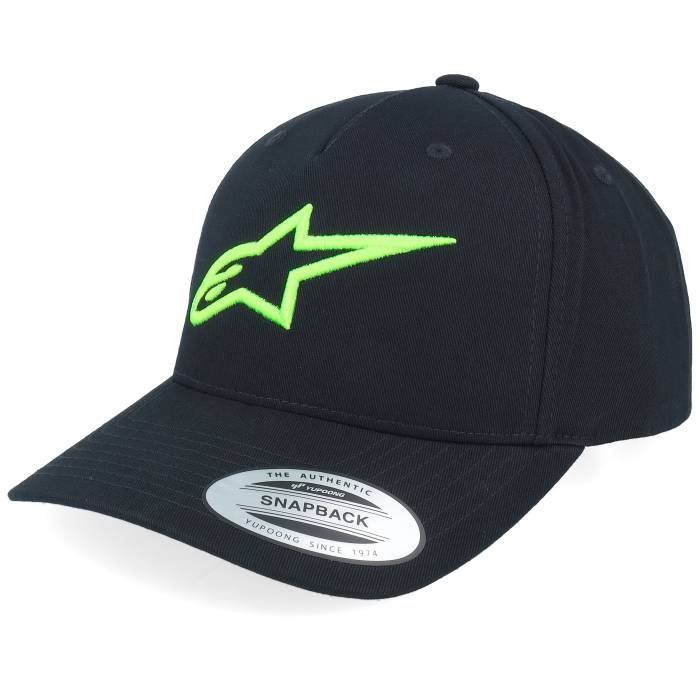アルパインスター Alpinestars 【 Ageless Hat Black/Green A-Frame Adjustable Men Black 】 メンズ 黒色 ブラック|スニケス