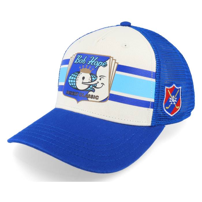 アメリカンニードル American Needle 【 Desert Classic Sinclair Ivory/Royal Trucker Men White / Blue 】 クラシック トラッカー メンズ 白色 ホワイト 青色 ブルー