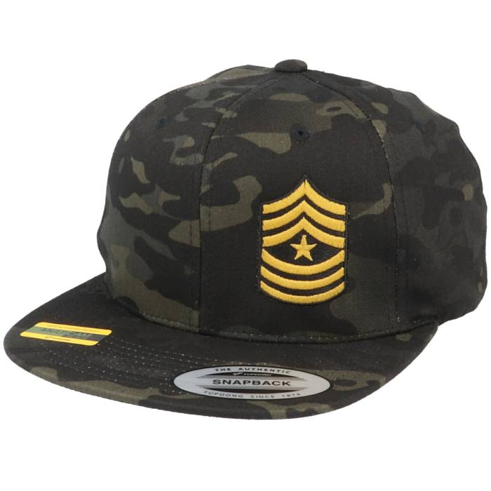 Army Head 【 Sergeant Major Insignia Side Panel Multicam Black Snapback Men 】 黒色 ブラック Snapback スナップバック バッグ メンズ|スニケス