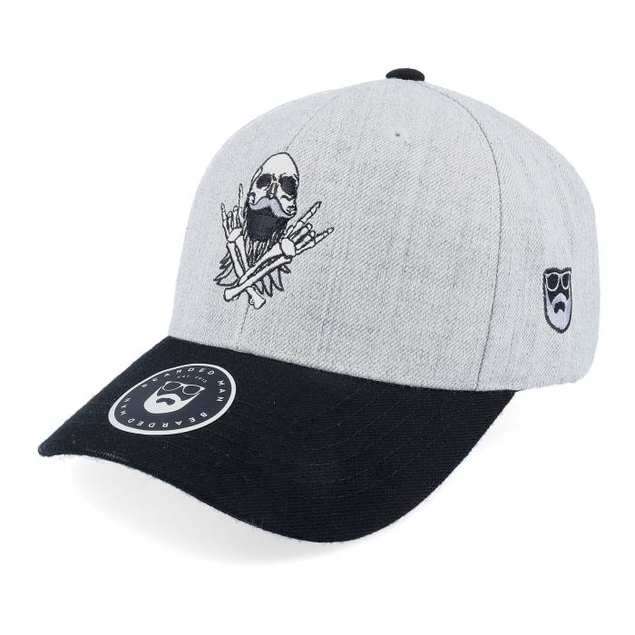 Bearded Man 【 Bearded Rockstar Scull Grey/Black Adjustable Men Grey 】 メンズ 灰色 グレー