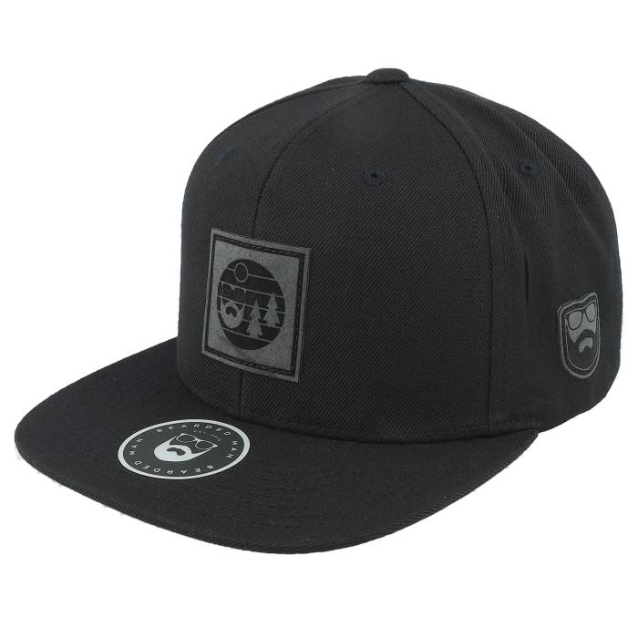 Bearded Man 【 Charcoal Sunset Logo Patch Black Snapback Men Black 】 チャコール ロゴ 黒色 ブラック Snapback スナップバック バッグ メンズ 黒色 ブラック|スニケス