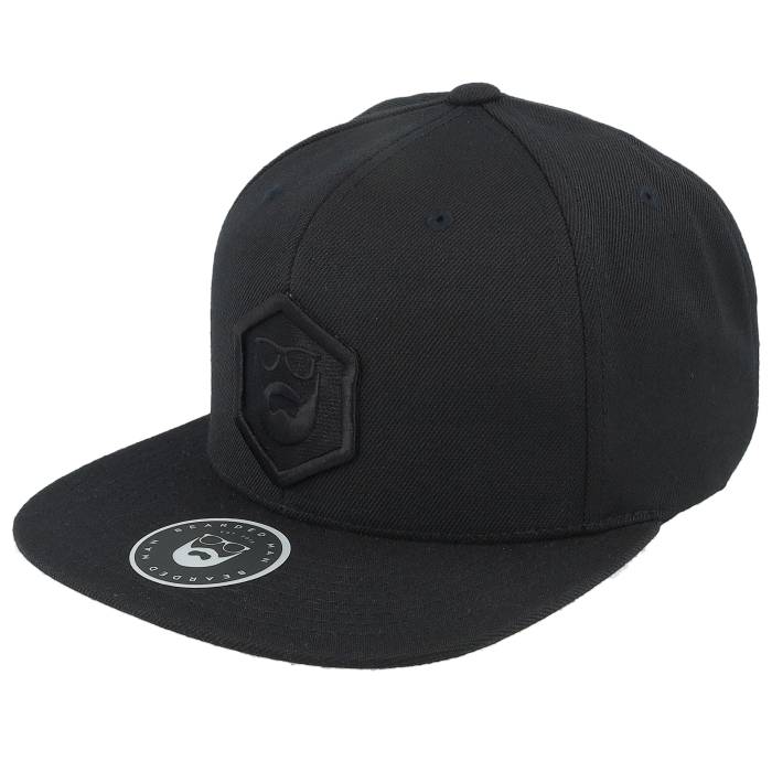 Bearded Man 【 Hexagon Logo Black/Black Snapback Men Black 】 ロゴ Snapback スナップバック バッグ メンズ 黒色 ブラック|スニケス